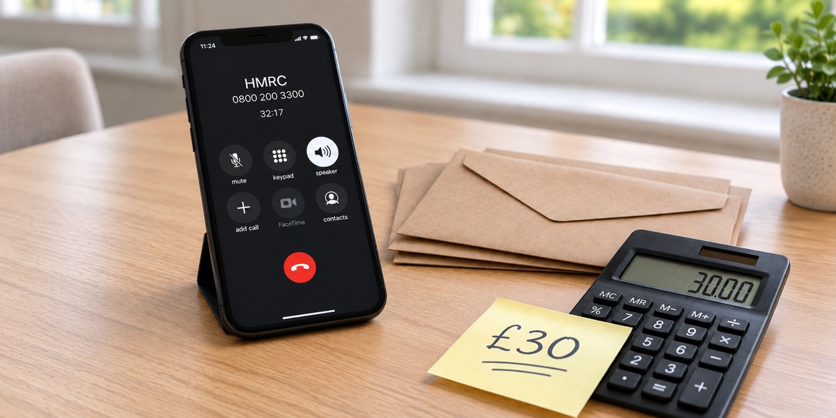 hmrc call times £30