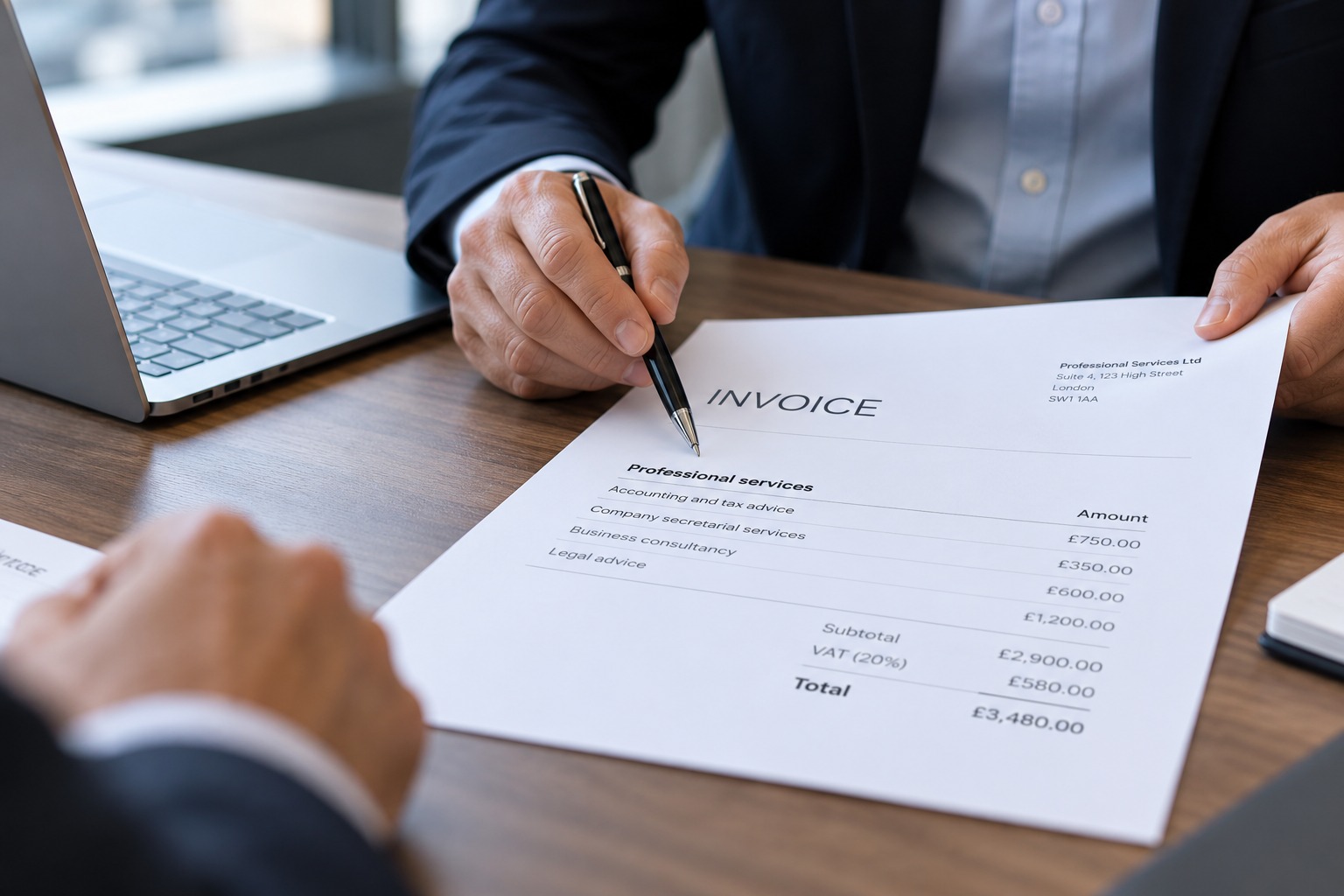 professional fees tax treatment expenses